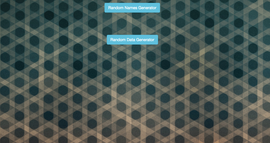 On opening the website, you get 2 options — for Names and Data